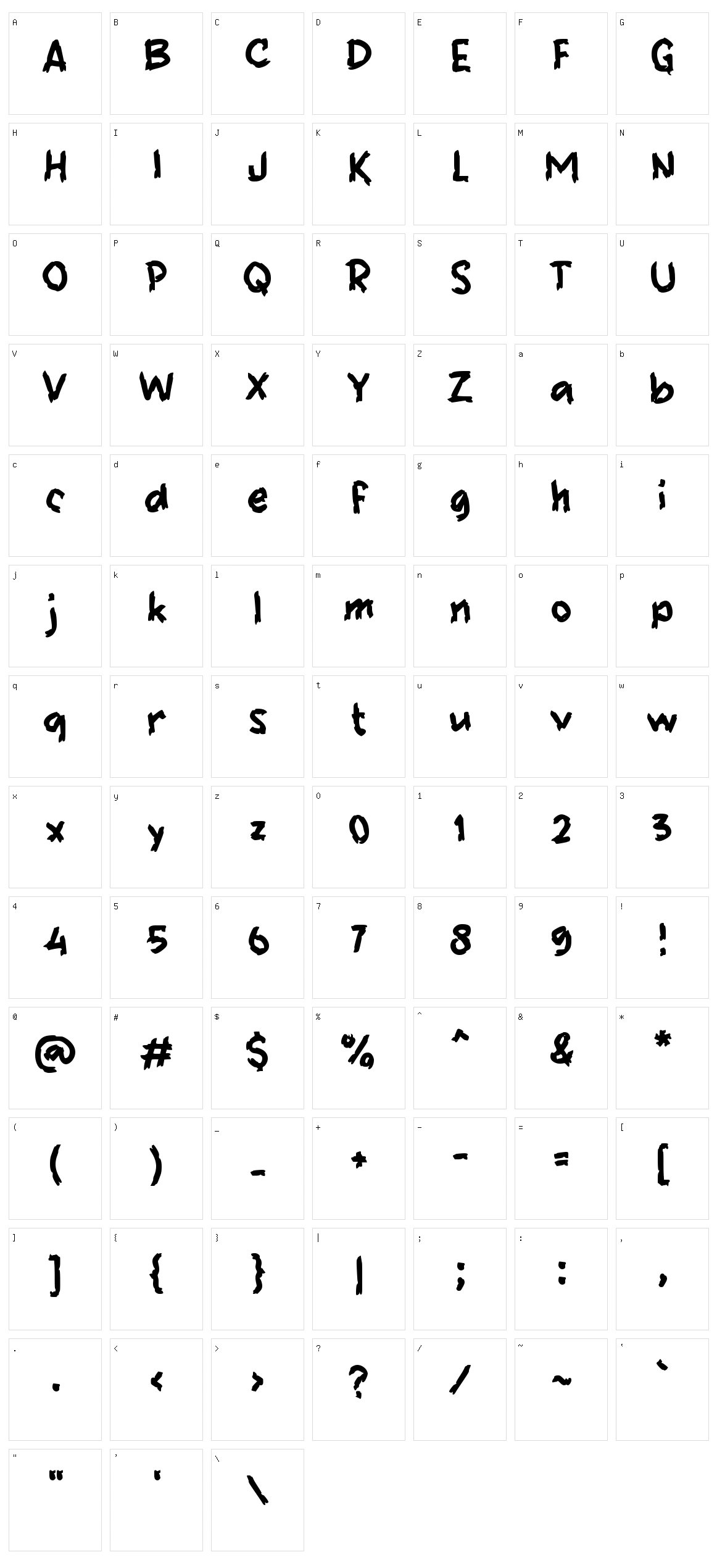 e Engkong Character Set