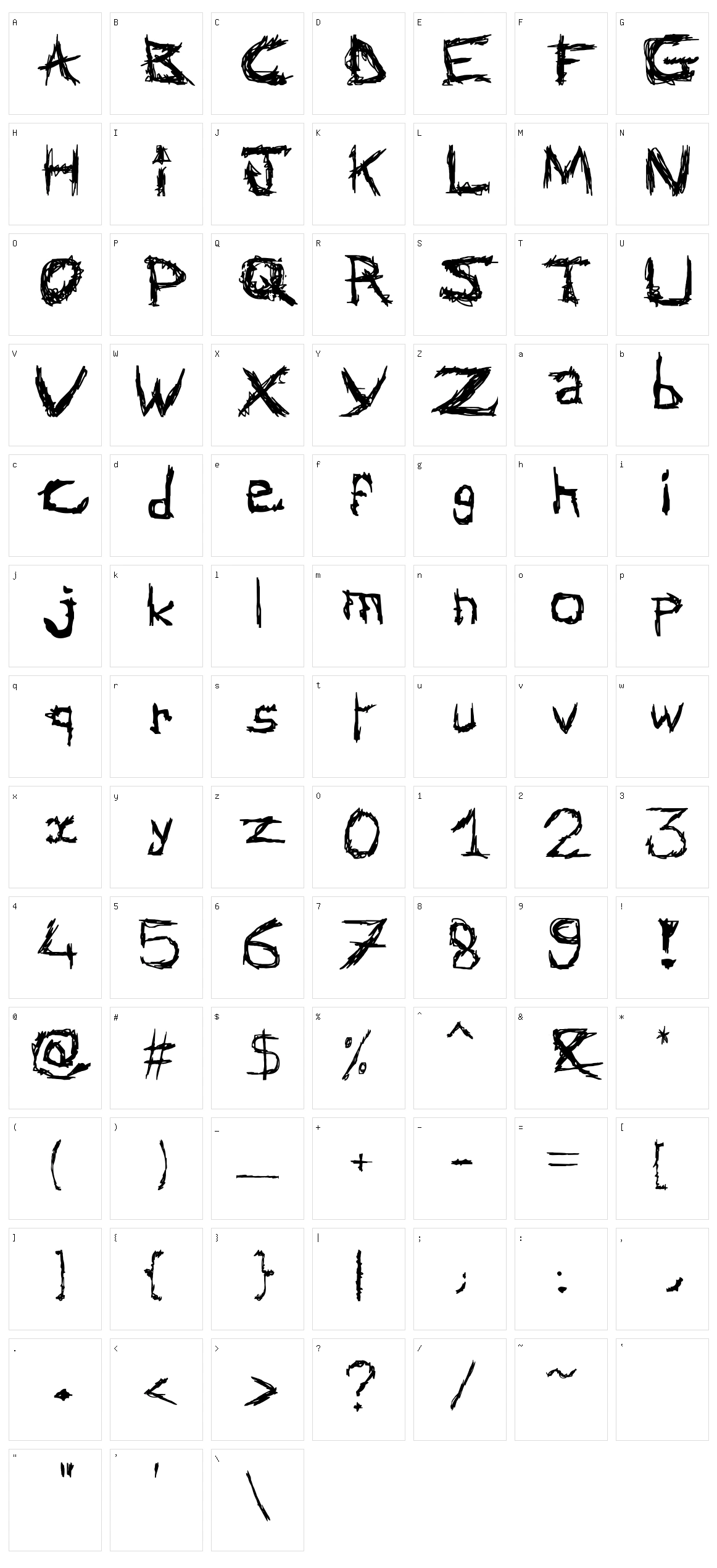 Abstract Classic Character Set
