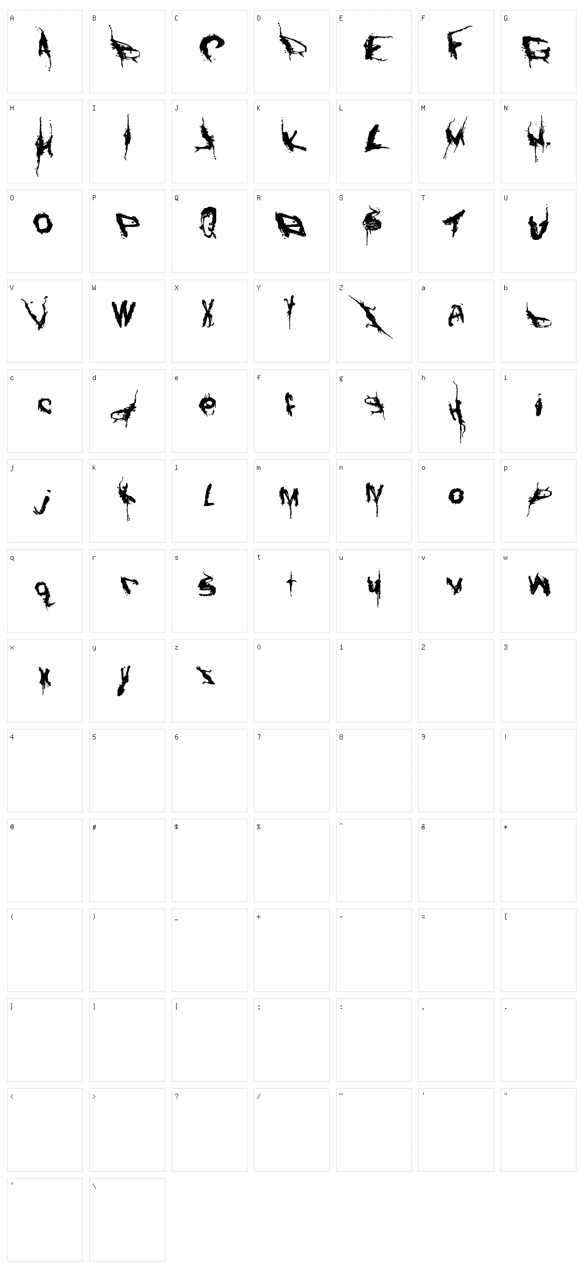 Convalescence Character Set