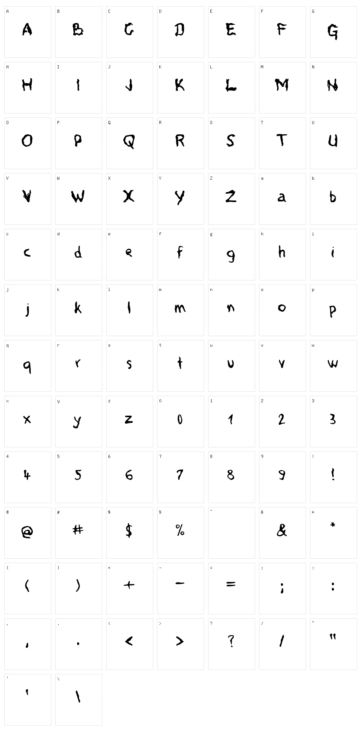 Voodoo Spirits Character Set