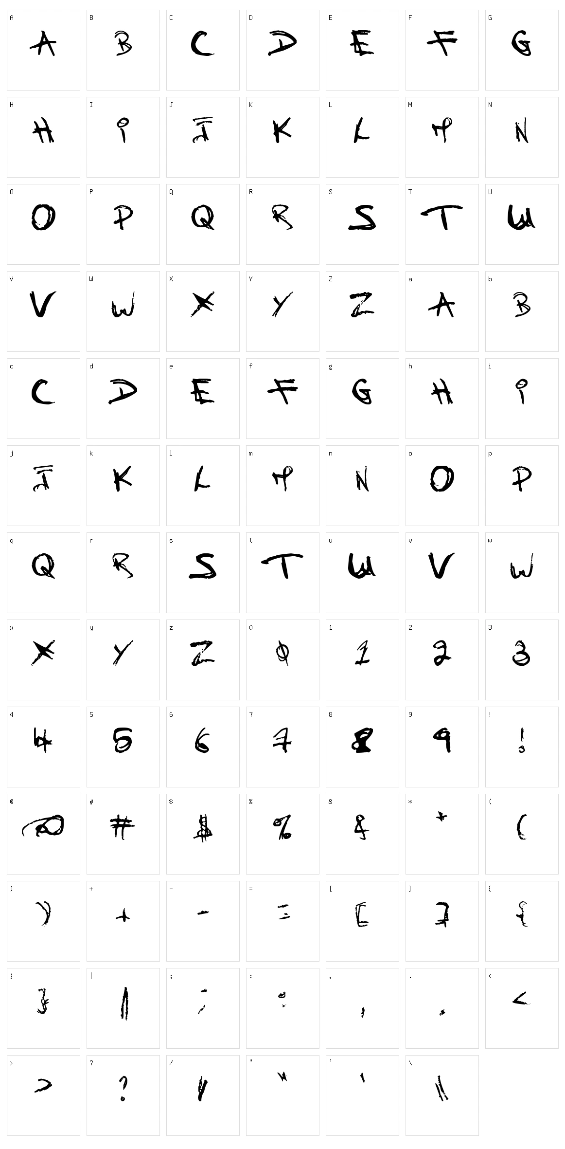 Children Once Where Character Set