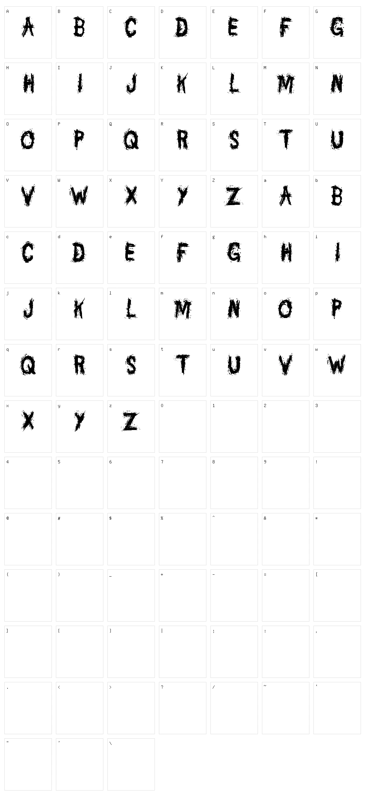 Danny Varefella Character Set