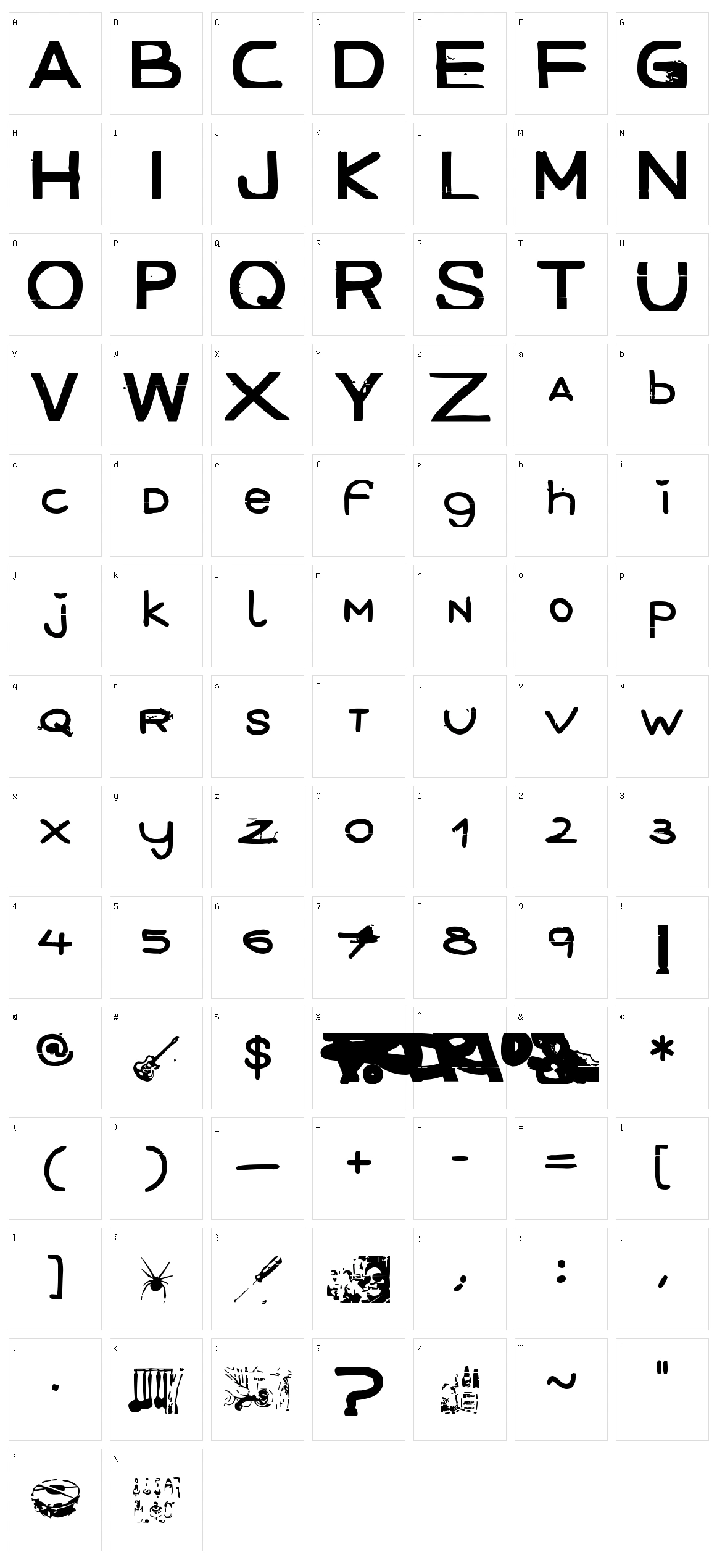 December Handmade Character Set