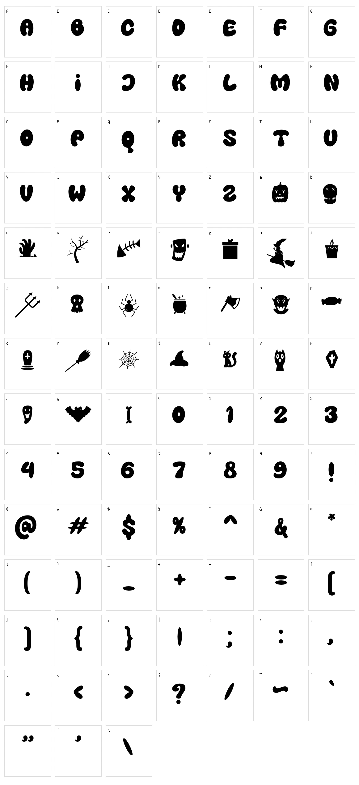 Pumpkins Nightmare Character Set