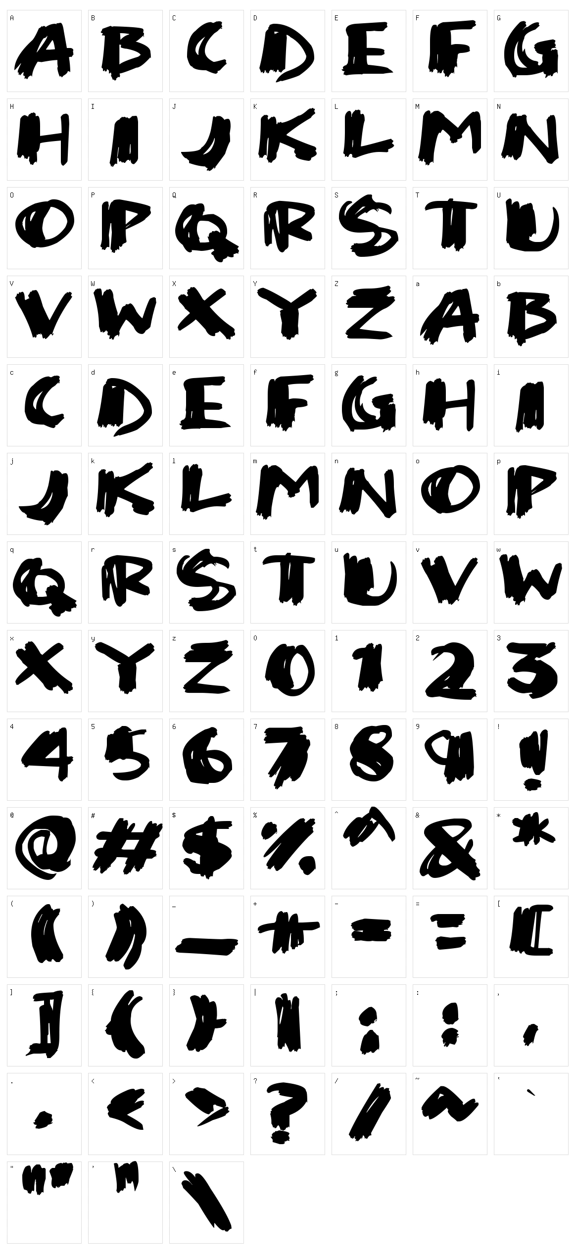 Super Sketch Character Set