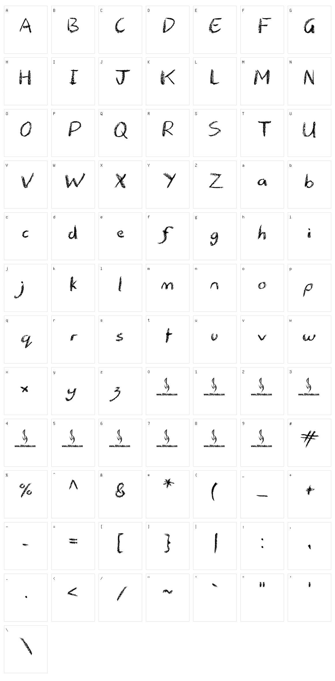 Ghost Story Character Set