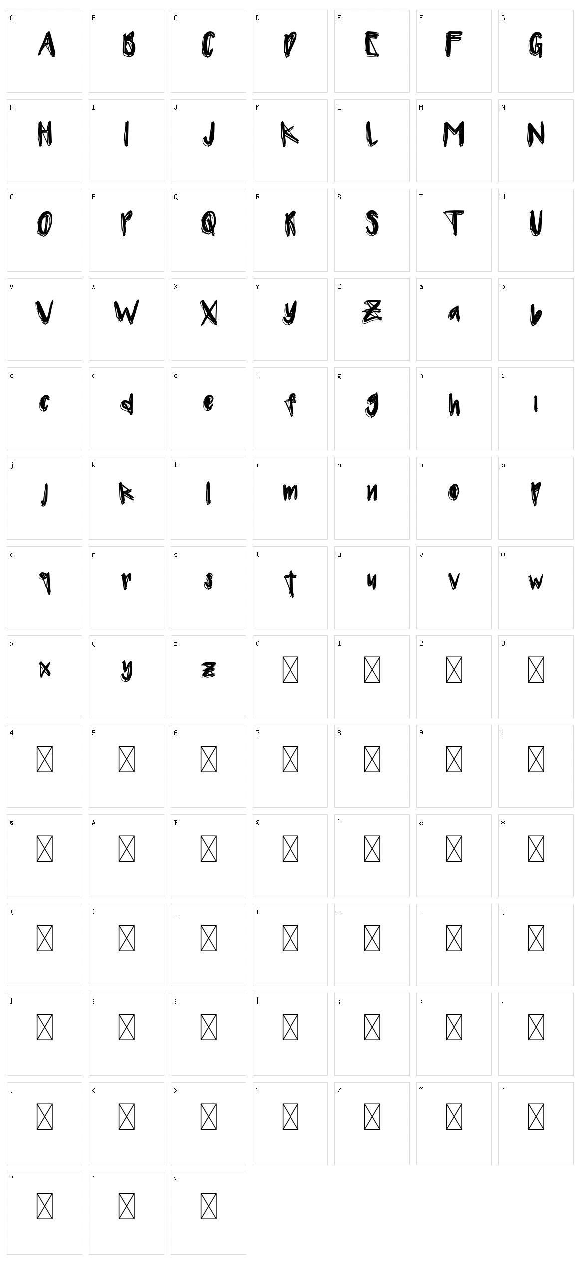Kalpa Character Set