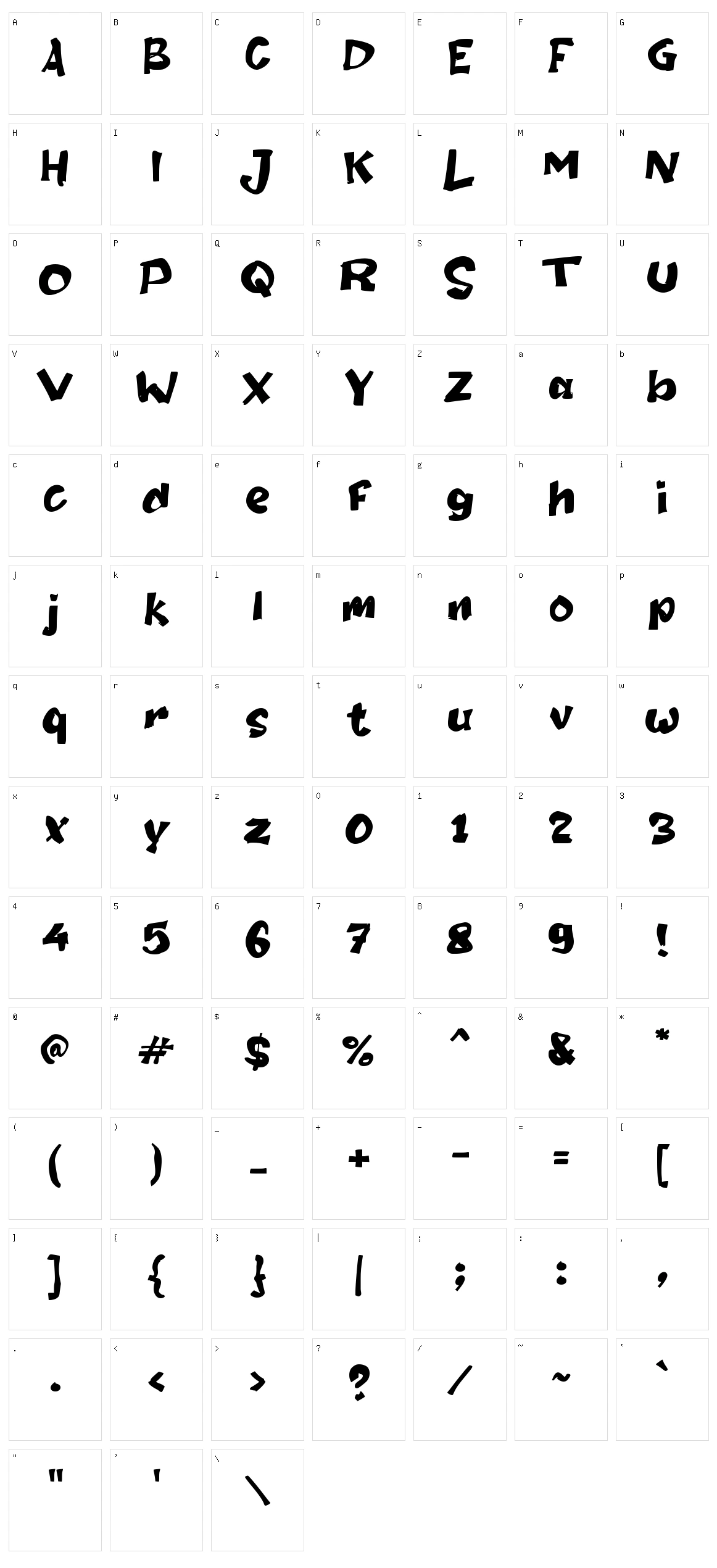 c Cermay Character Set