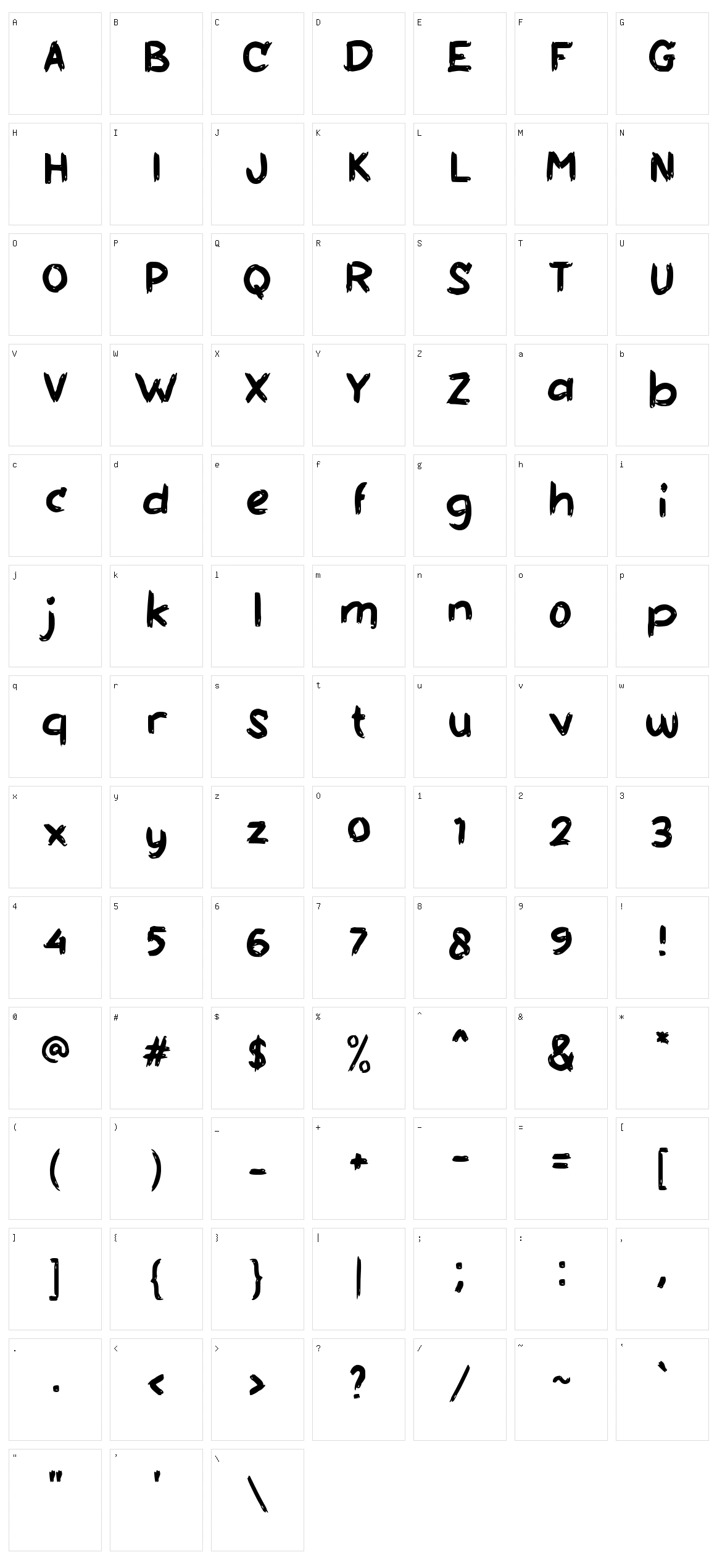 b Bikang Character Set