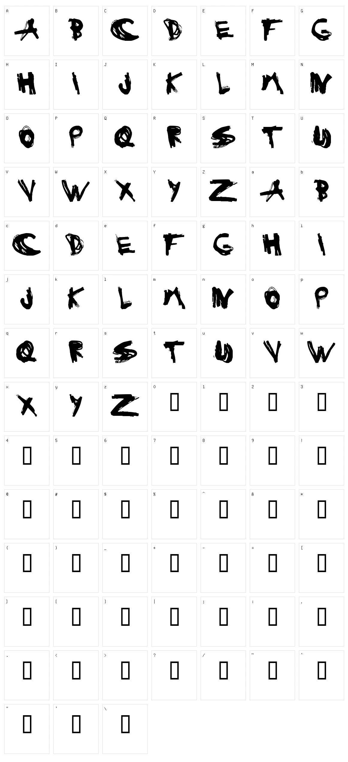 Estuque Character Set