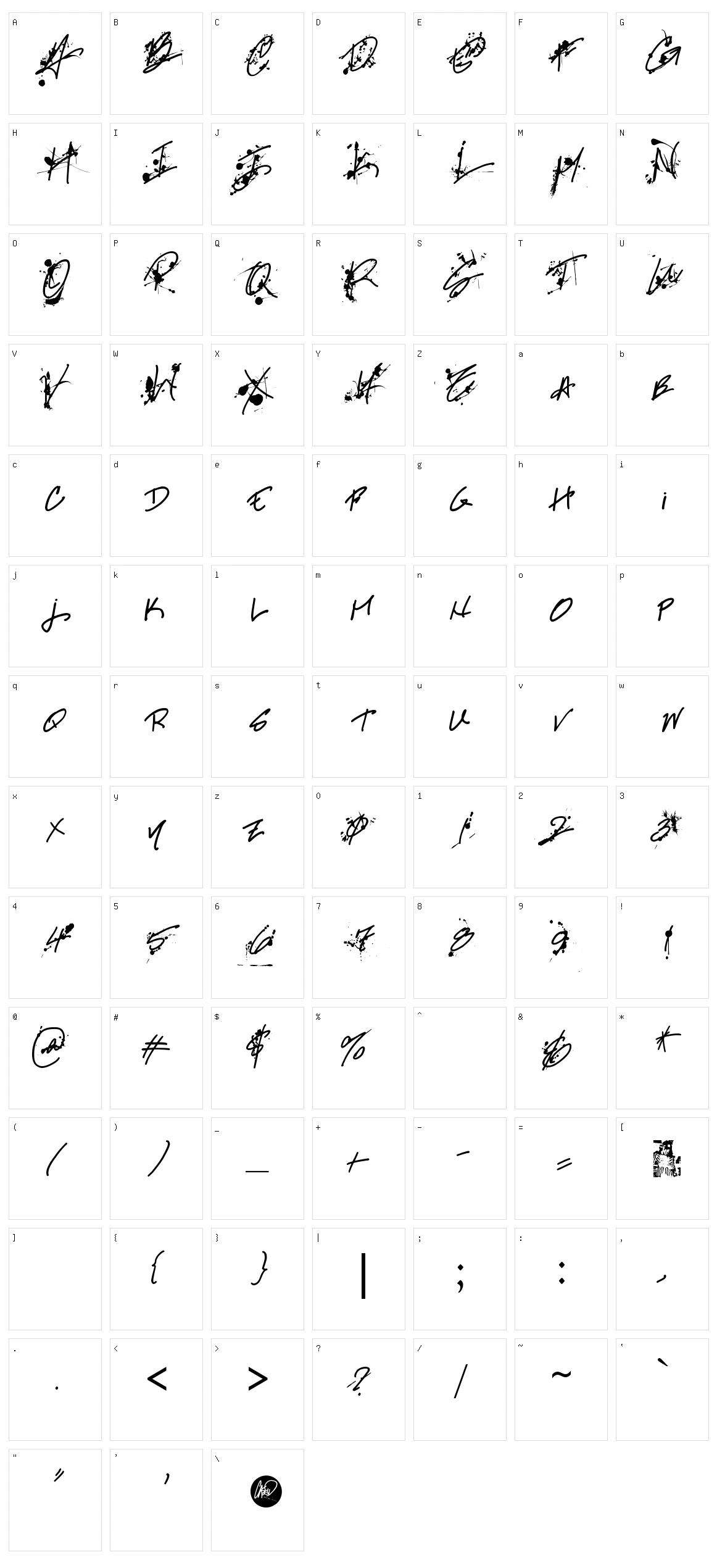 Professional Muse Character Set