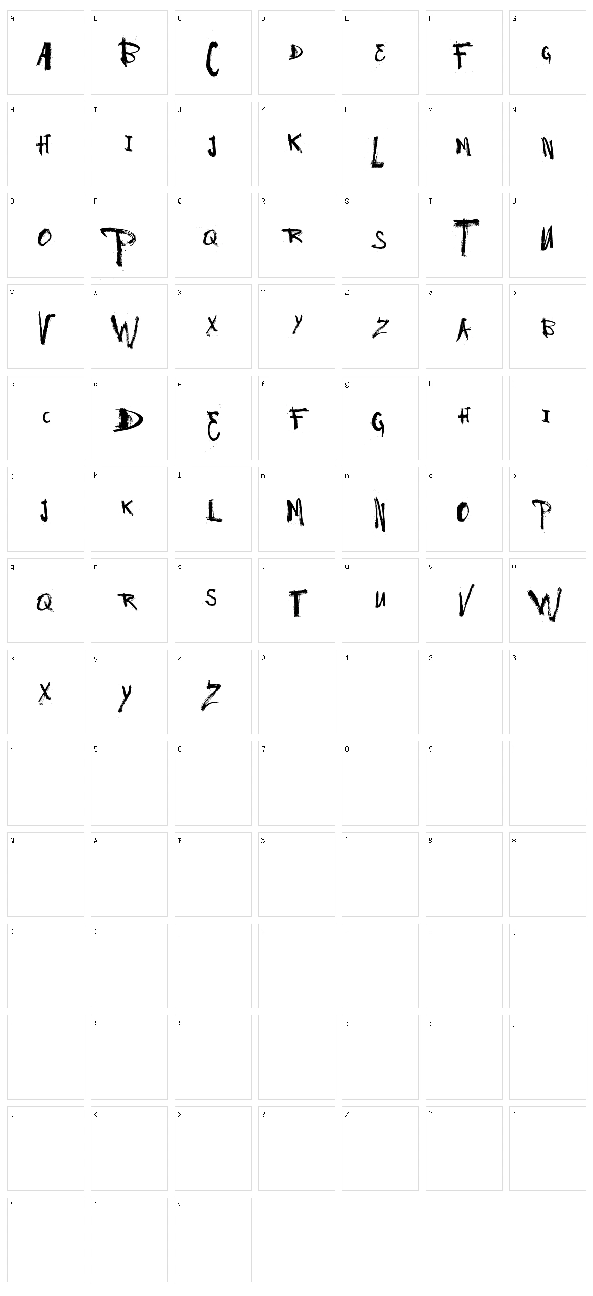 Vtks Have a Nice Day Character Set