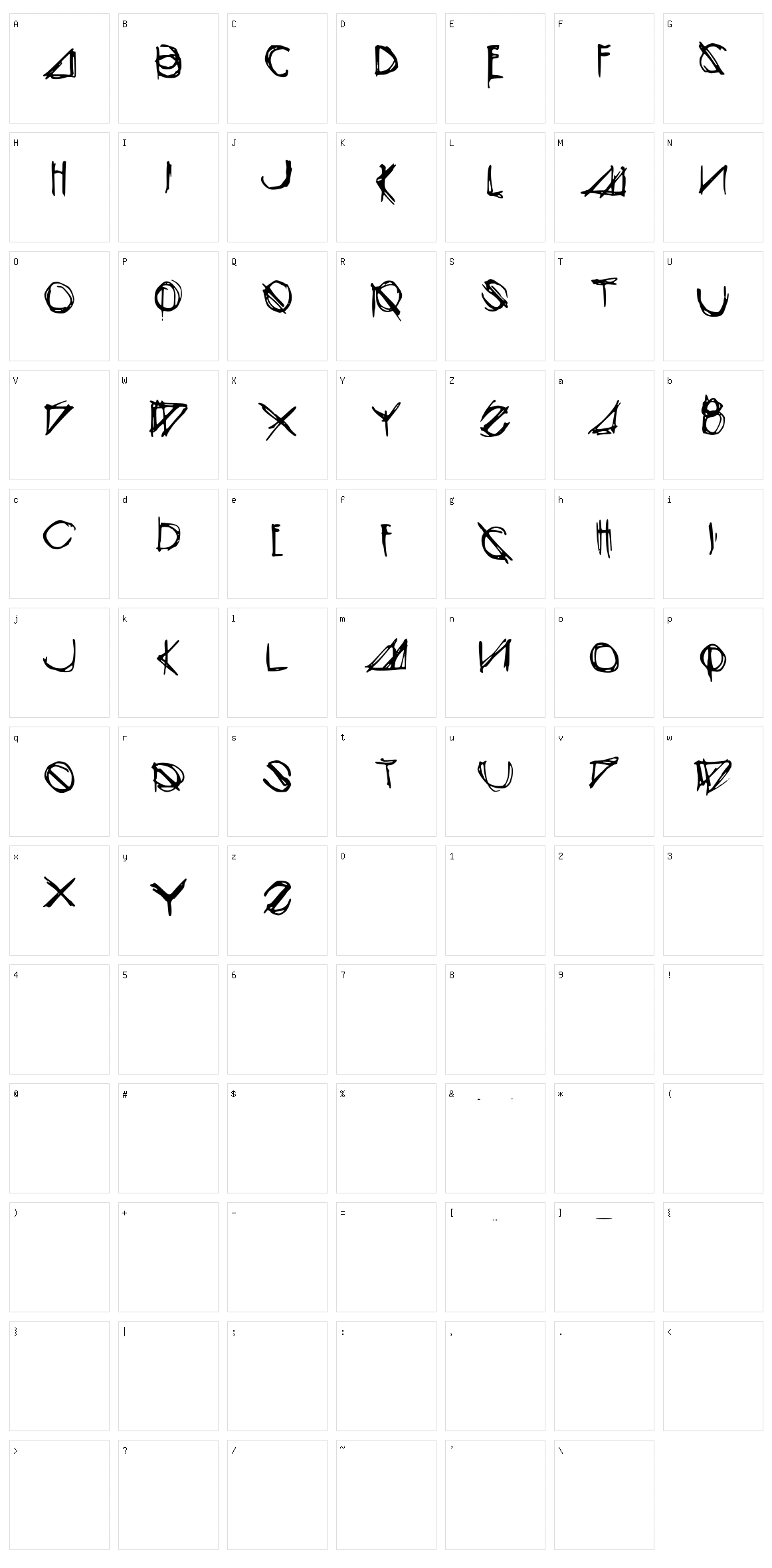 Modern Sketch Character Set