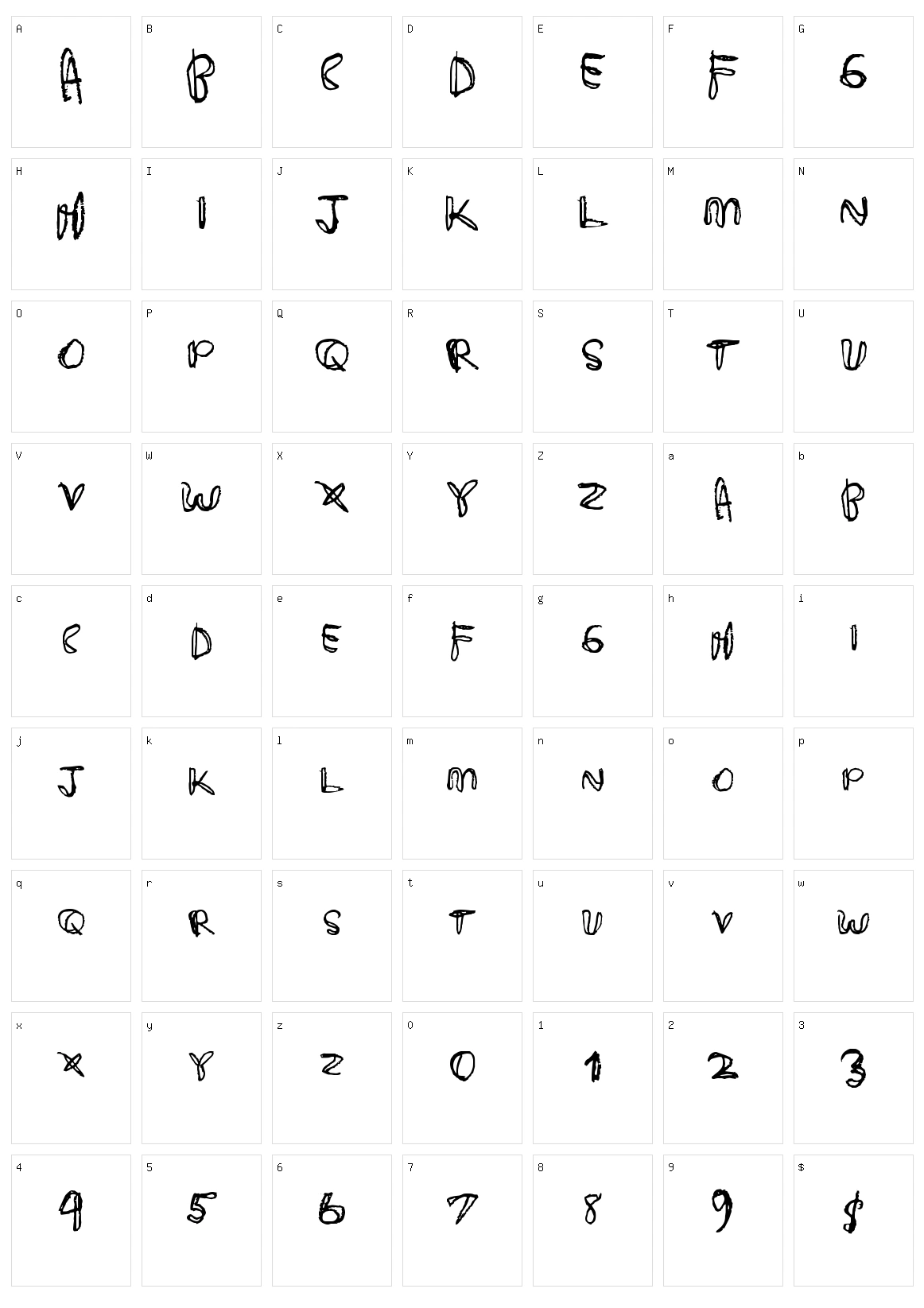 Delicious Candy Character Set