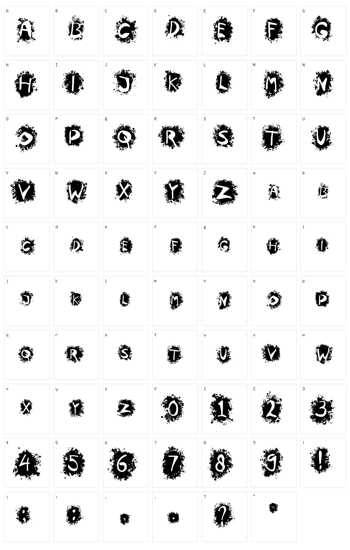 Crooth Character Set