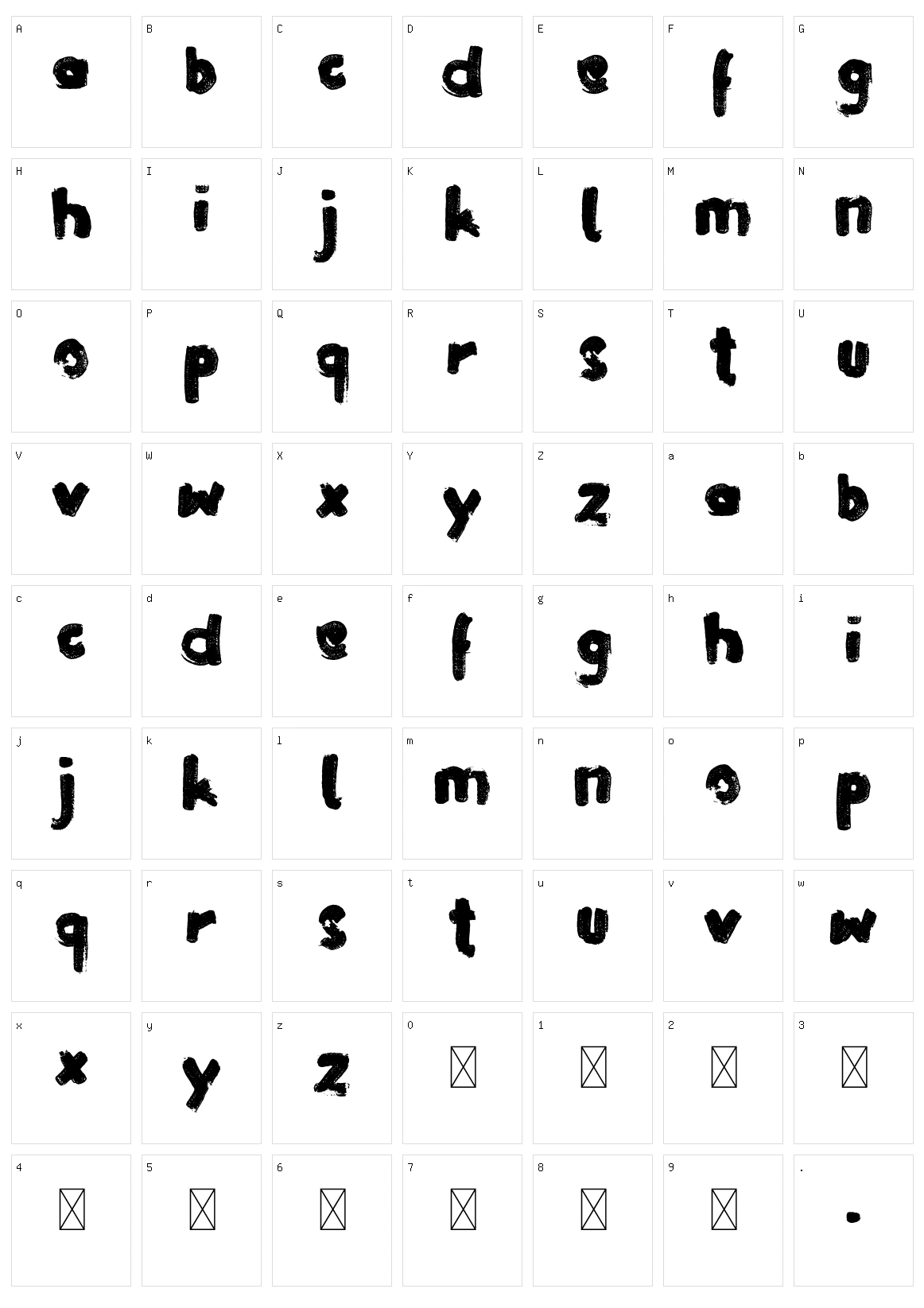 Theory Simple Character Set