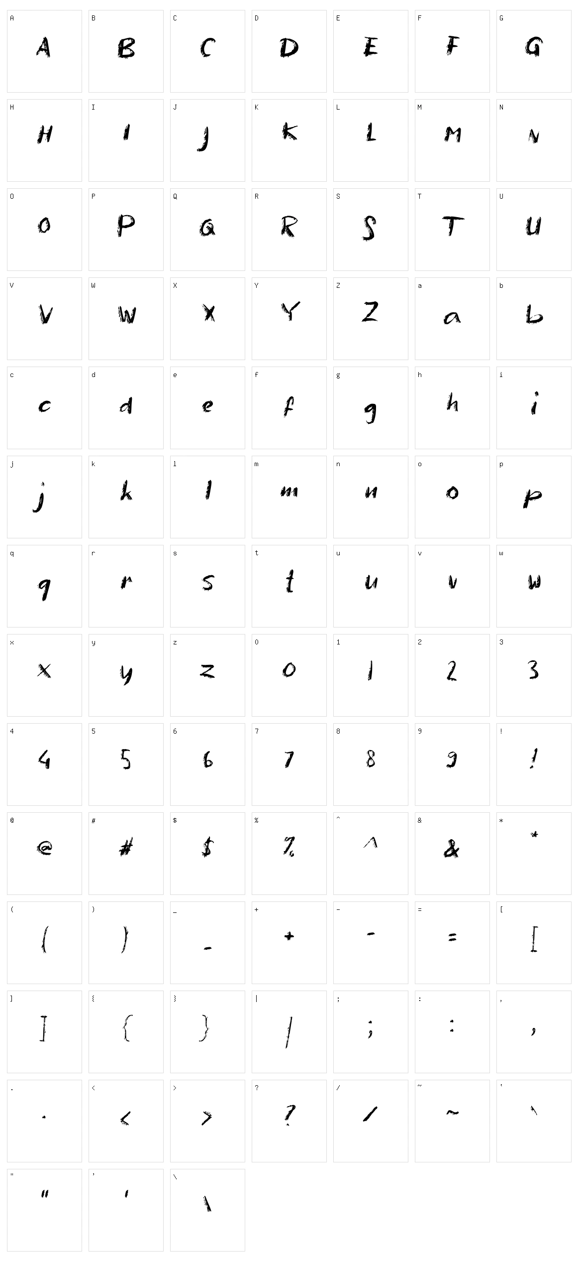 A Anekdot Character Set