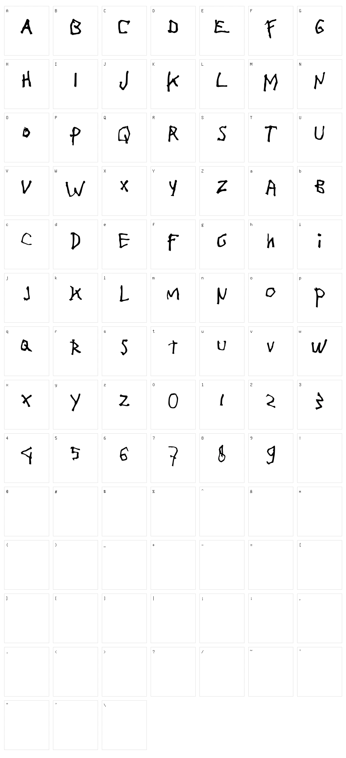 Lazy Girl Character Set