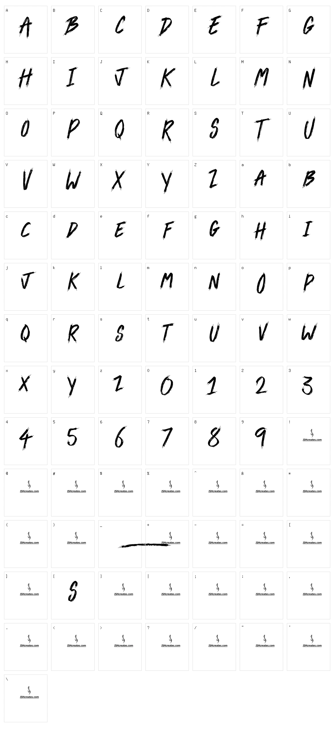The Others Character Set