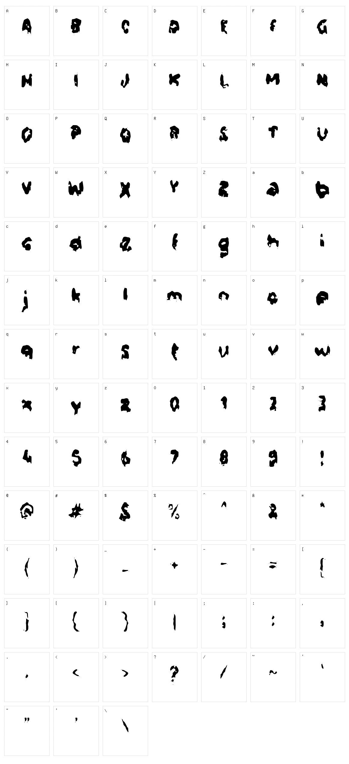 c Cumi Character Set