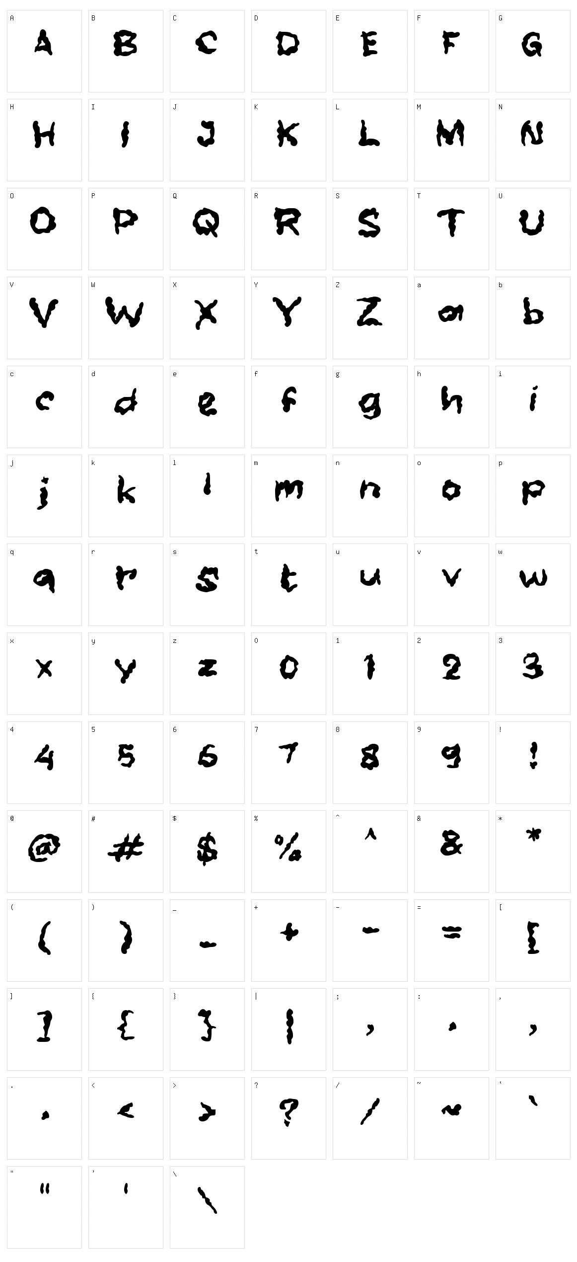 d Dunia Imaji Character Set