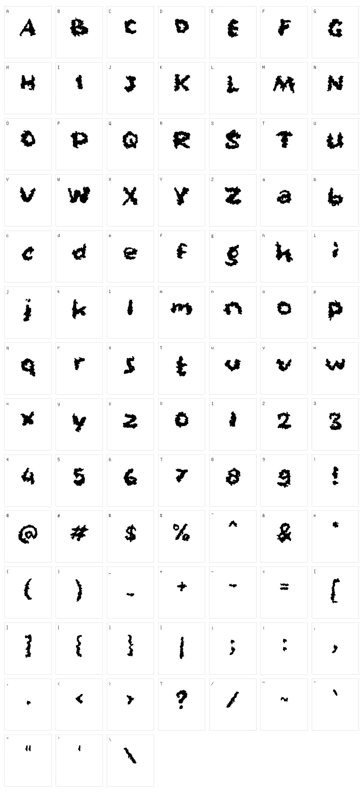 d Dempo Character Set