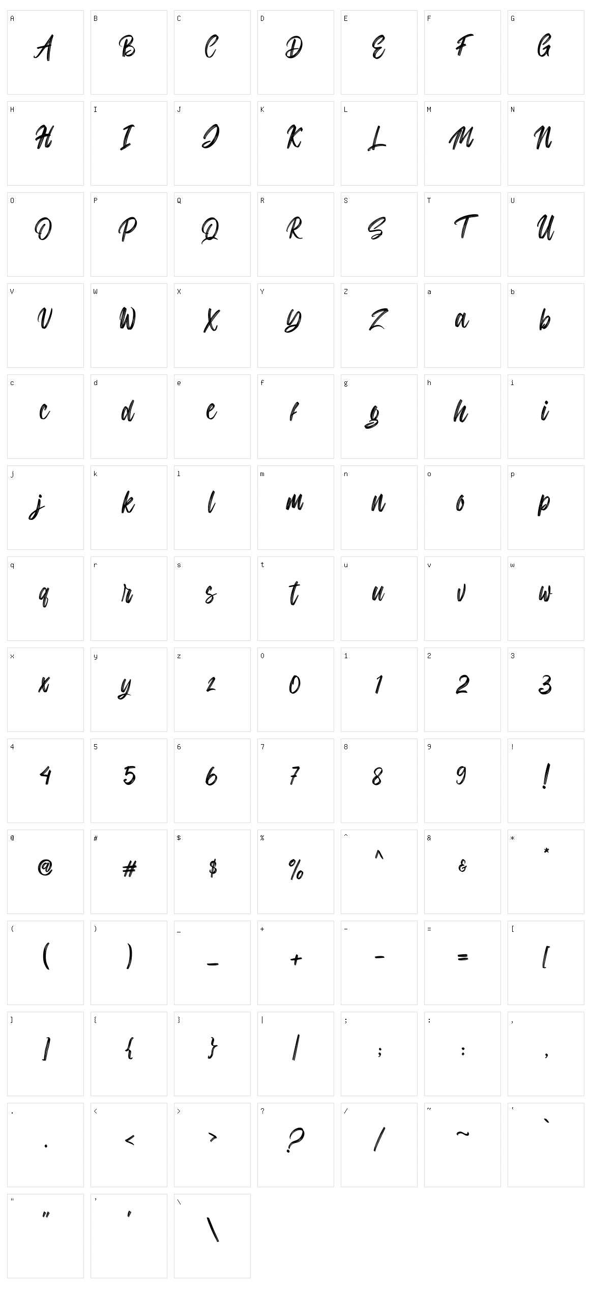 Rampage Character Set