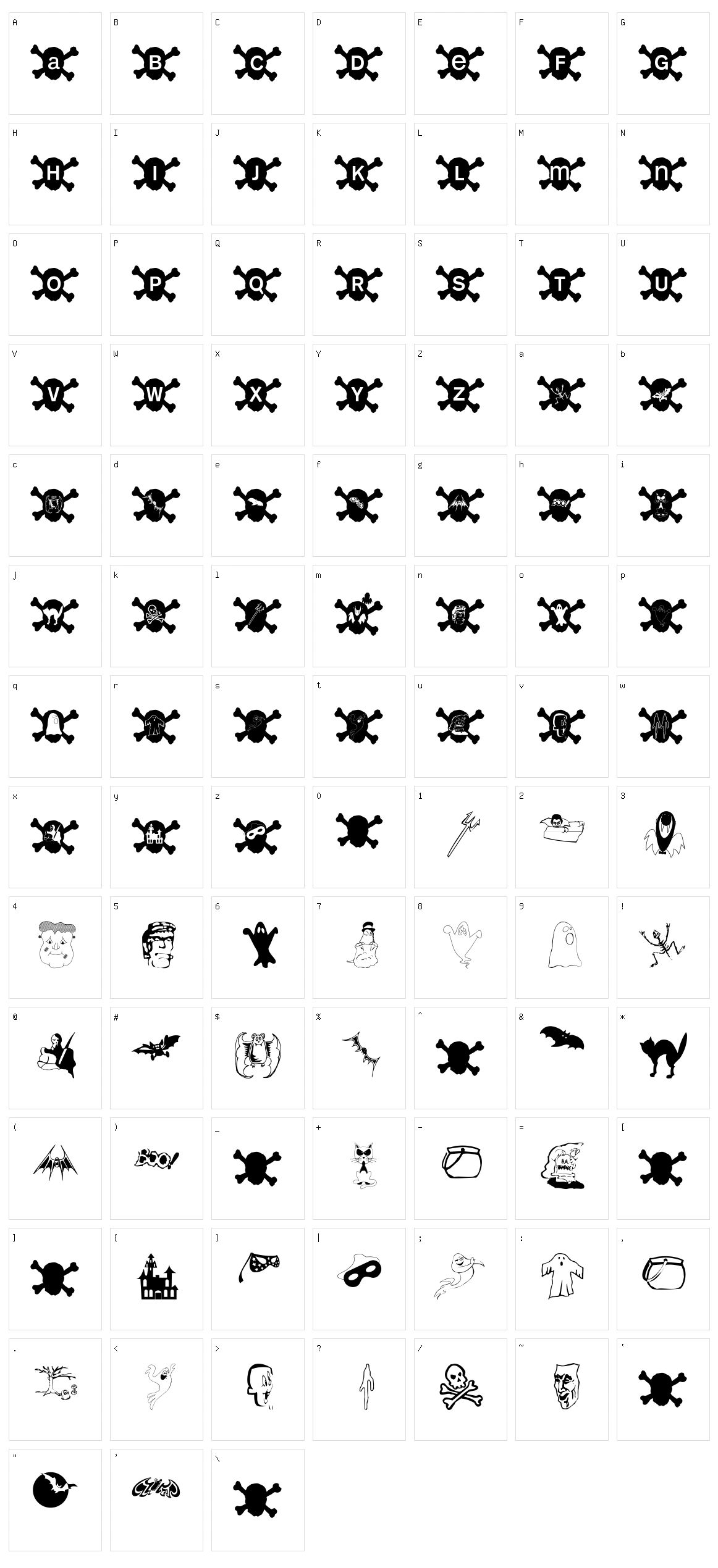 HalloWien Character Set