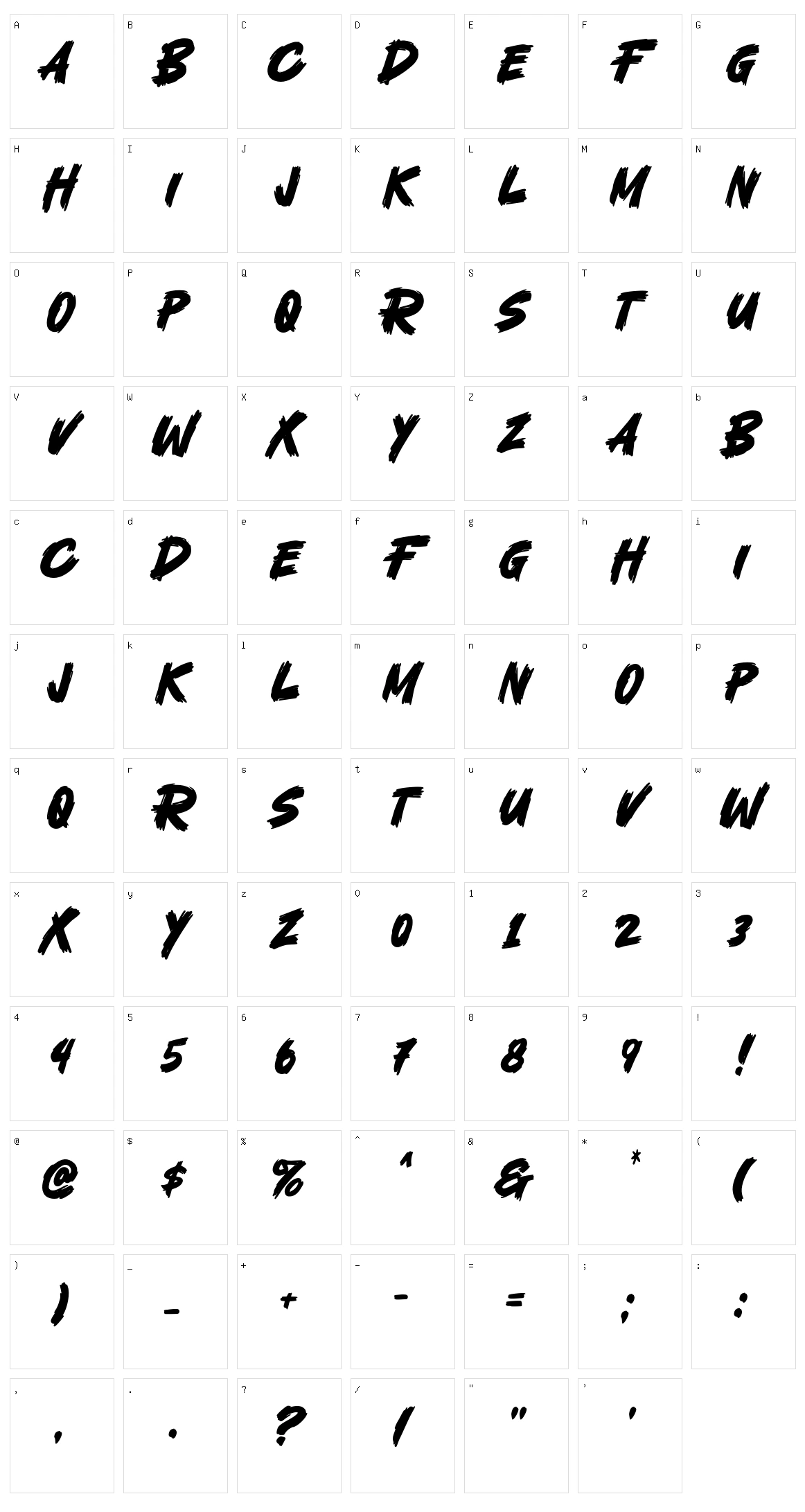 Fatal Fighter Character Set