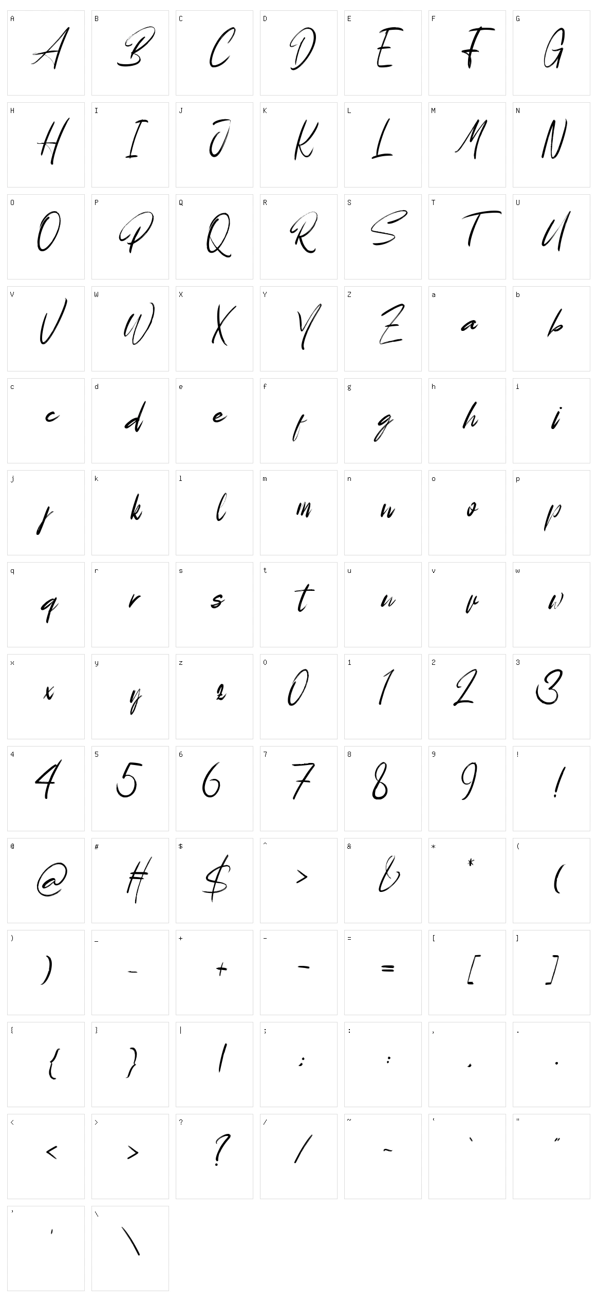 Bewise Character Set