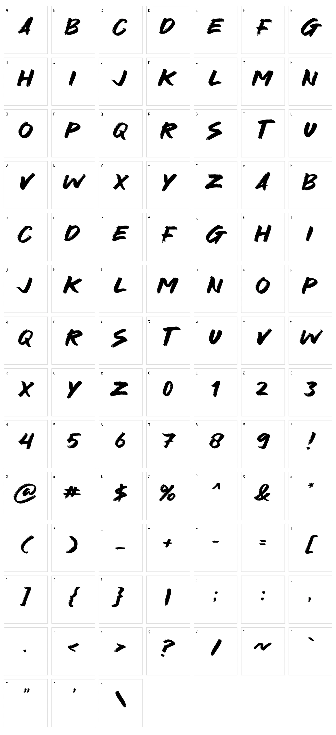 Antihero Character Set