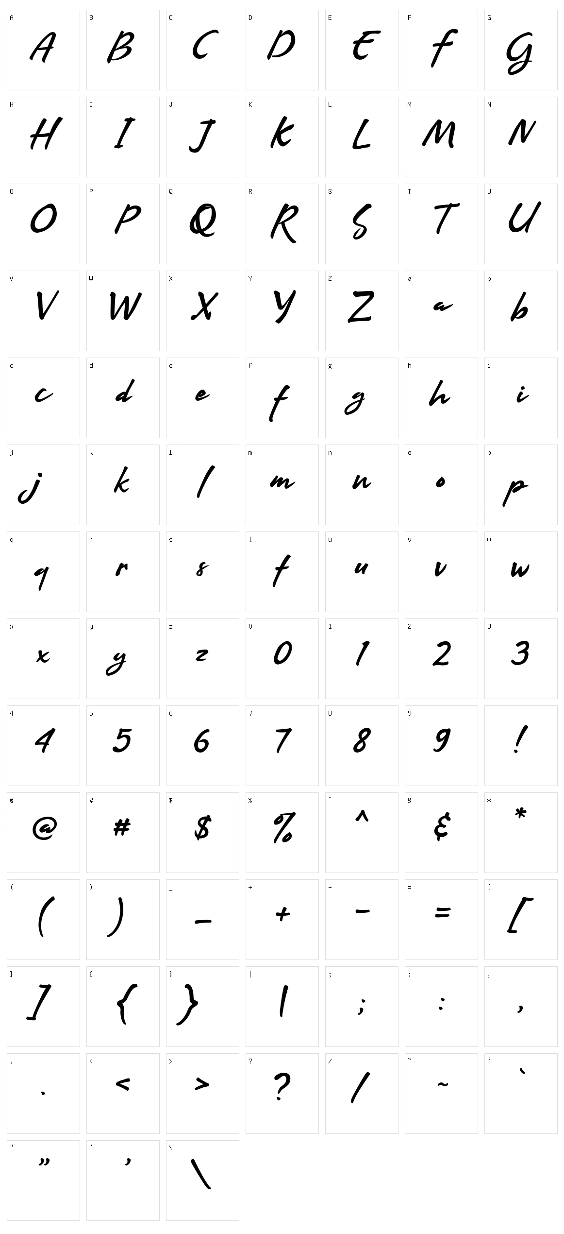 Arkipelago Character Set