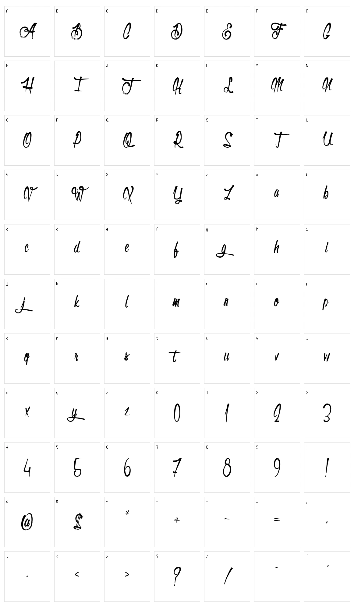 Olympic Branding Character Set