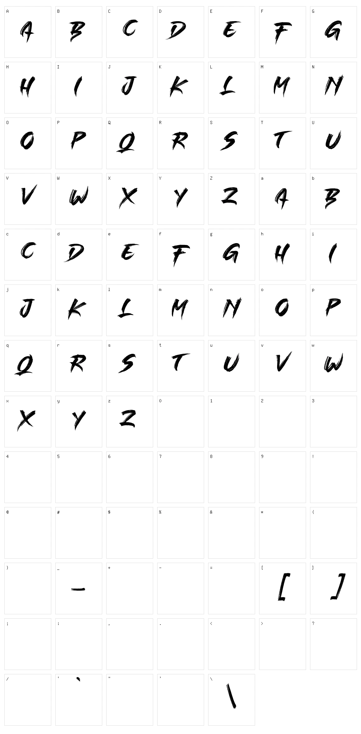 Single Fighter Character Set