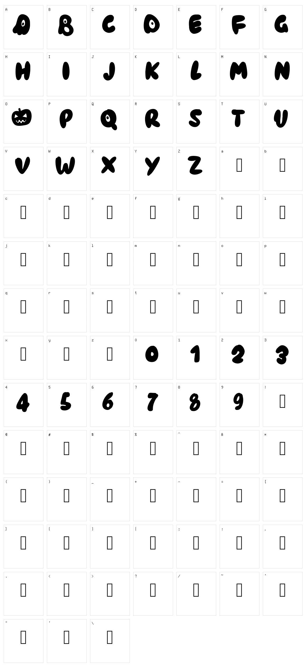 PW Haunted Character Set