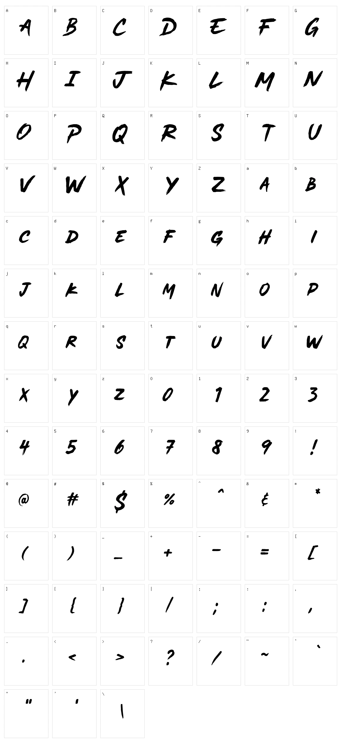 MADE Soulmaze Brush Character Set