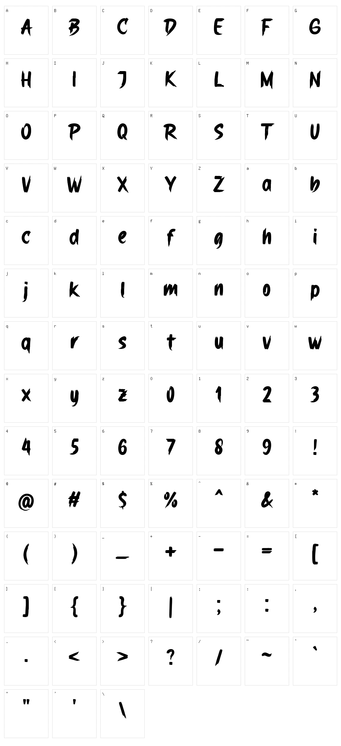 Donsky Character Set