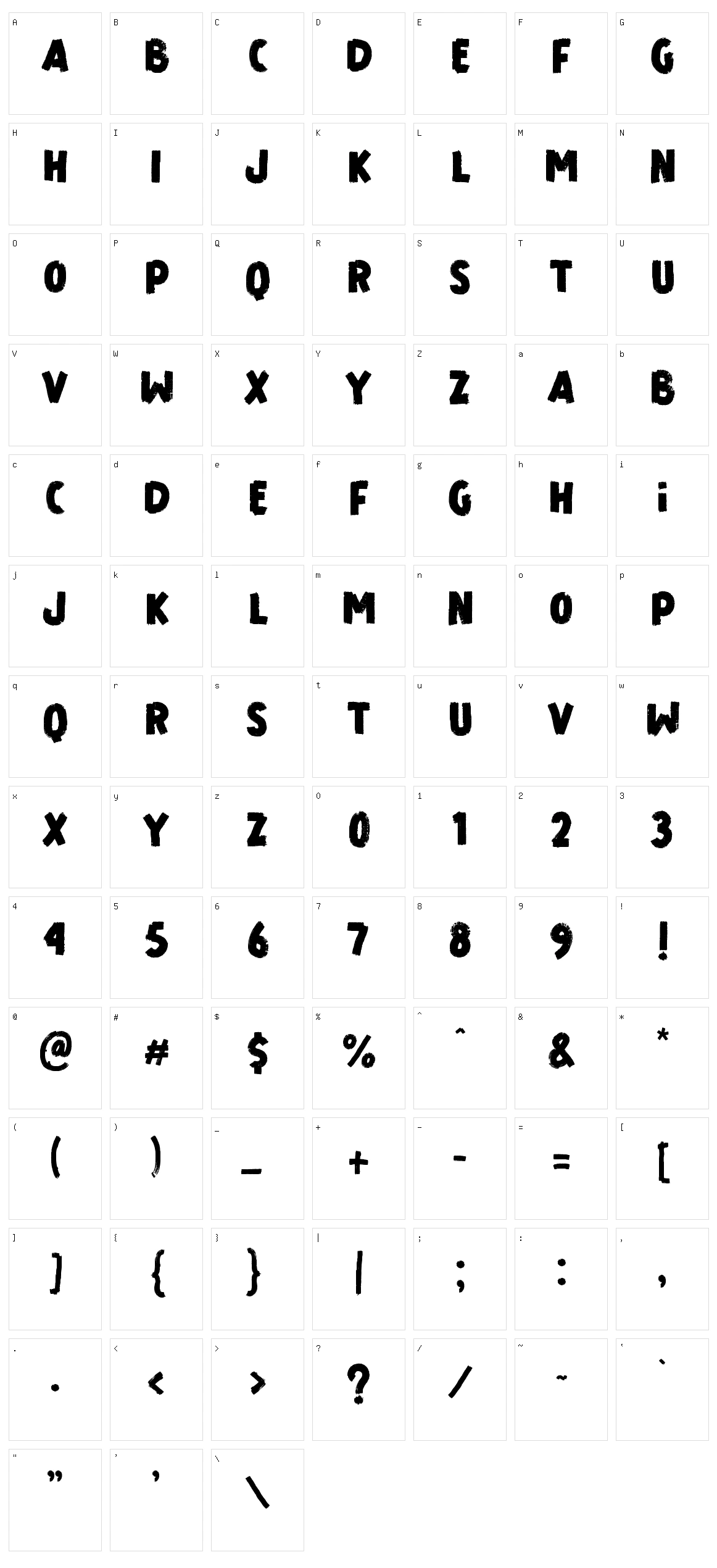 Sport Brand Character Set