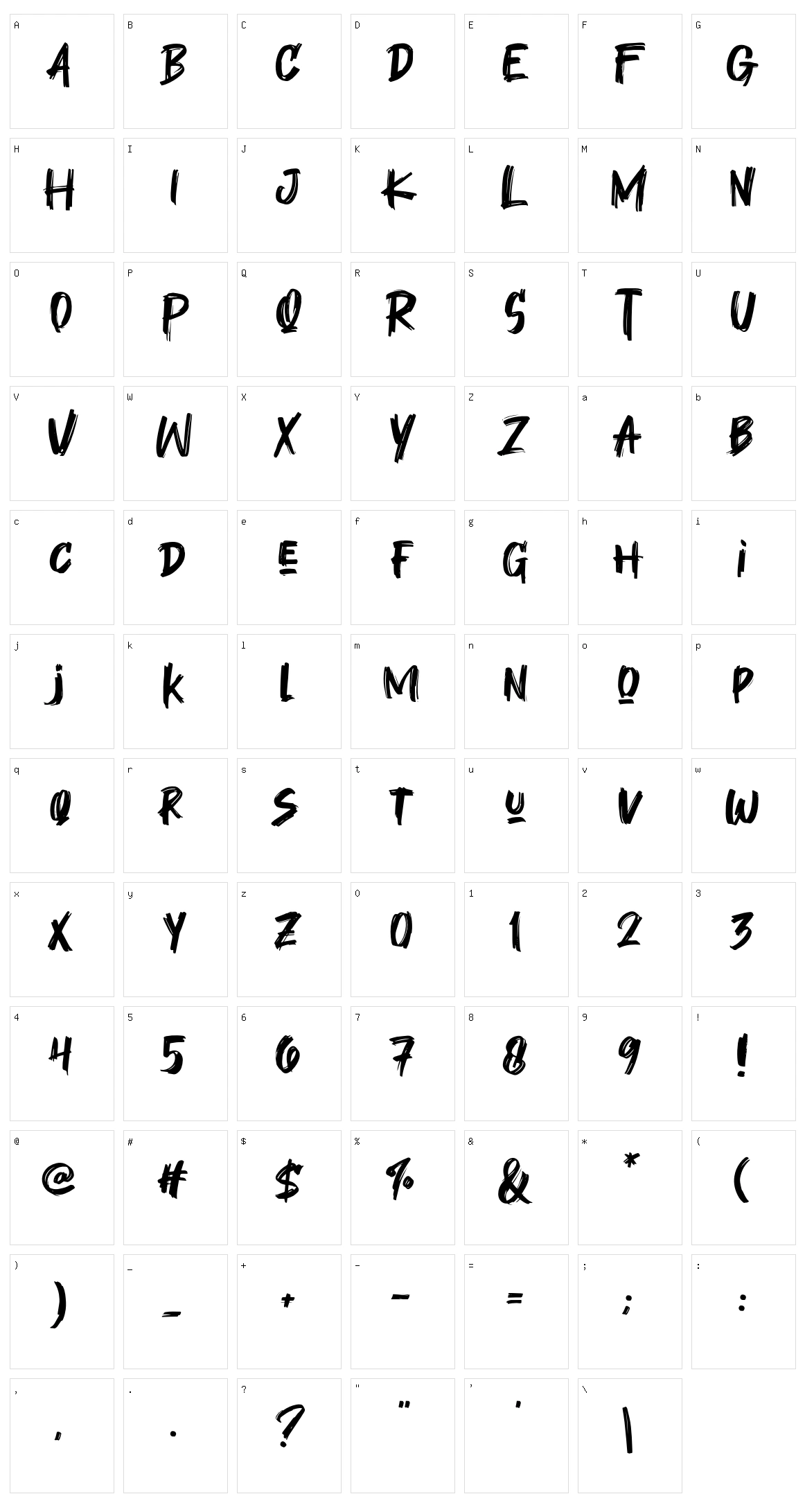 The Lost Dungeon Character Set