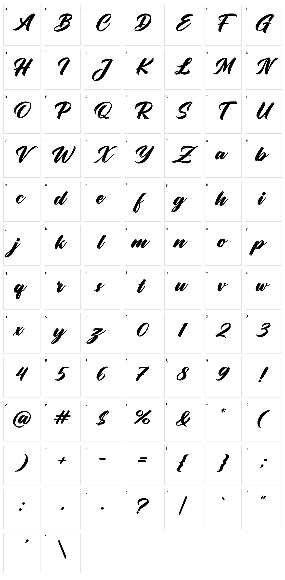 Confidential Information Character Set