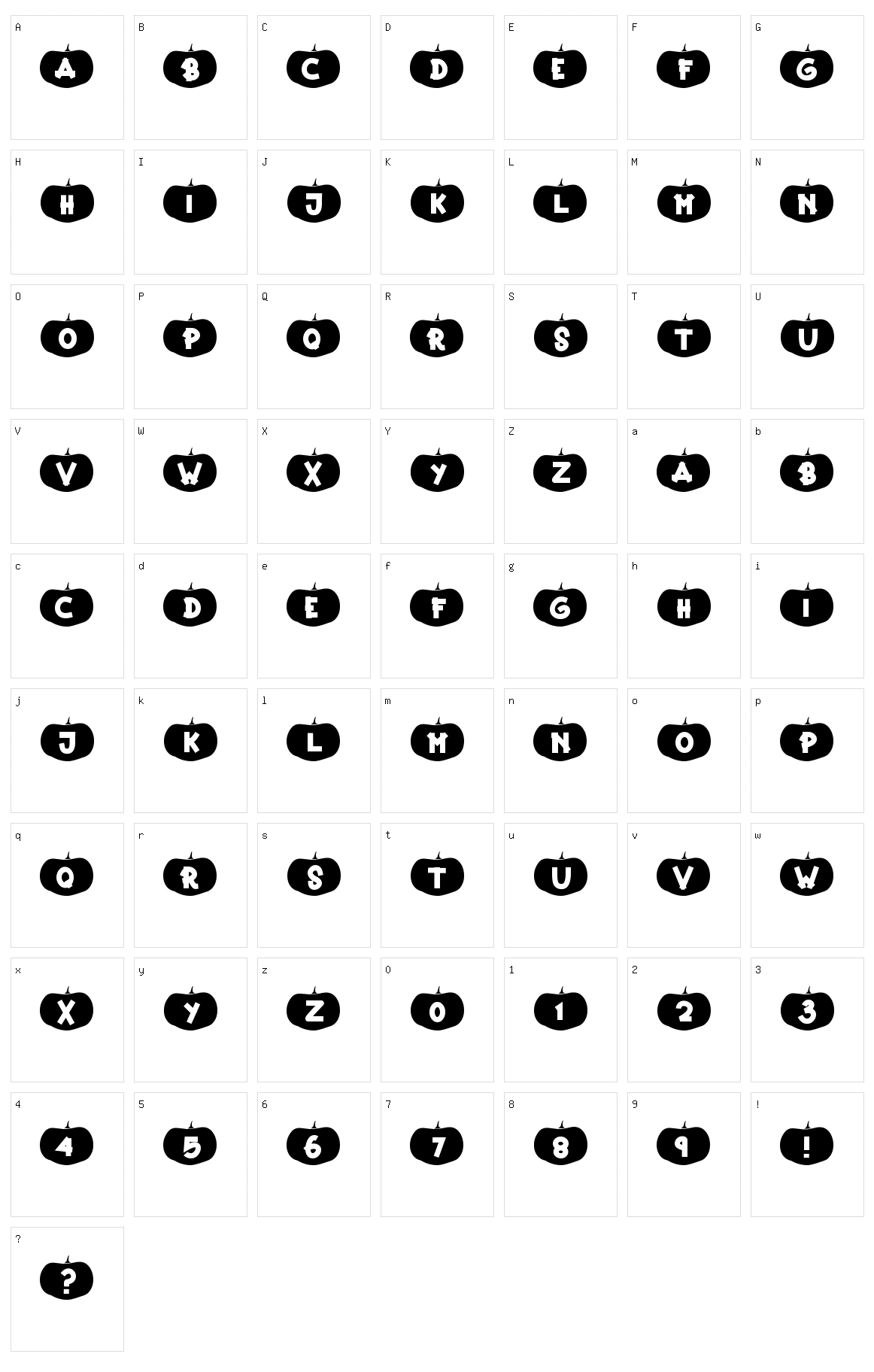 Happy Pumpkins Character Set