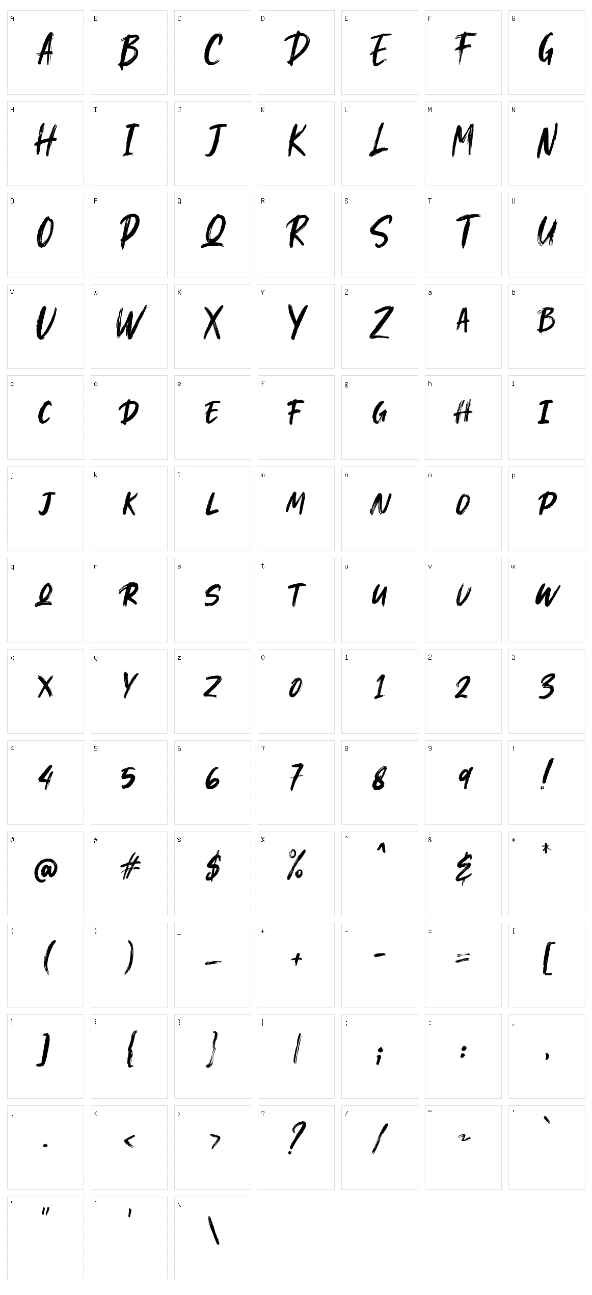 Sadhise Character Set