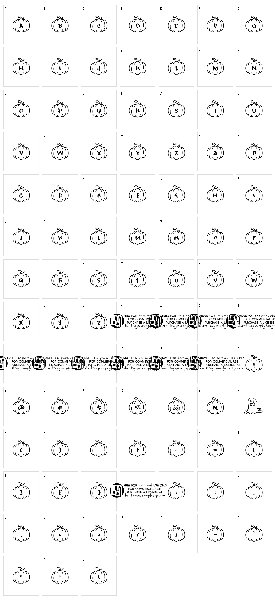 Playful Pumpkins Character Set