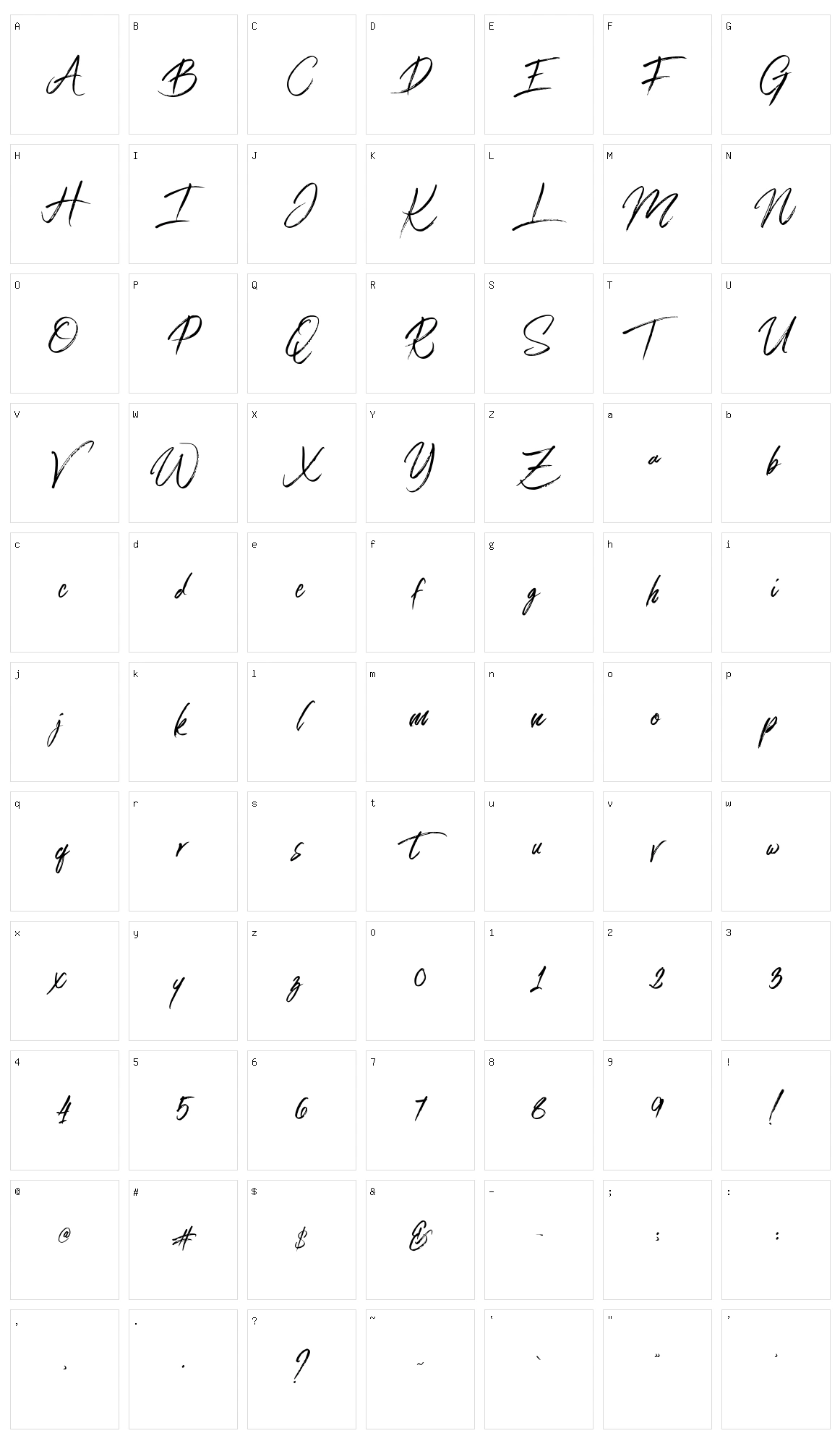Connoisseurs Character Set