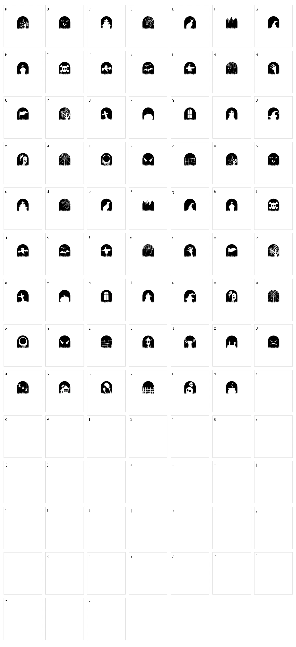 Halloween Vibes Character Set