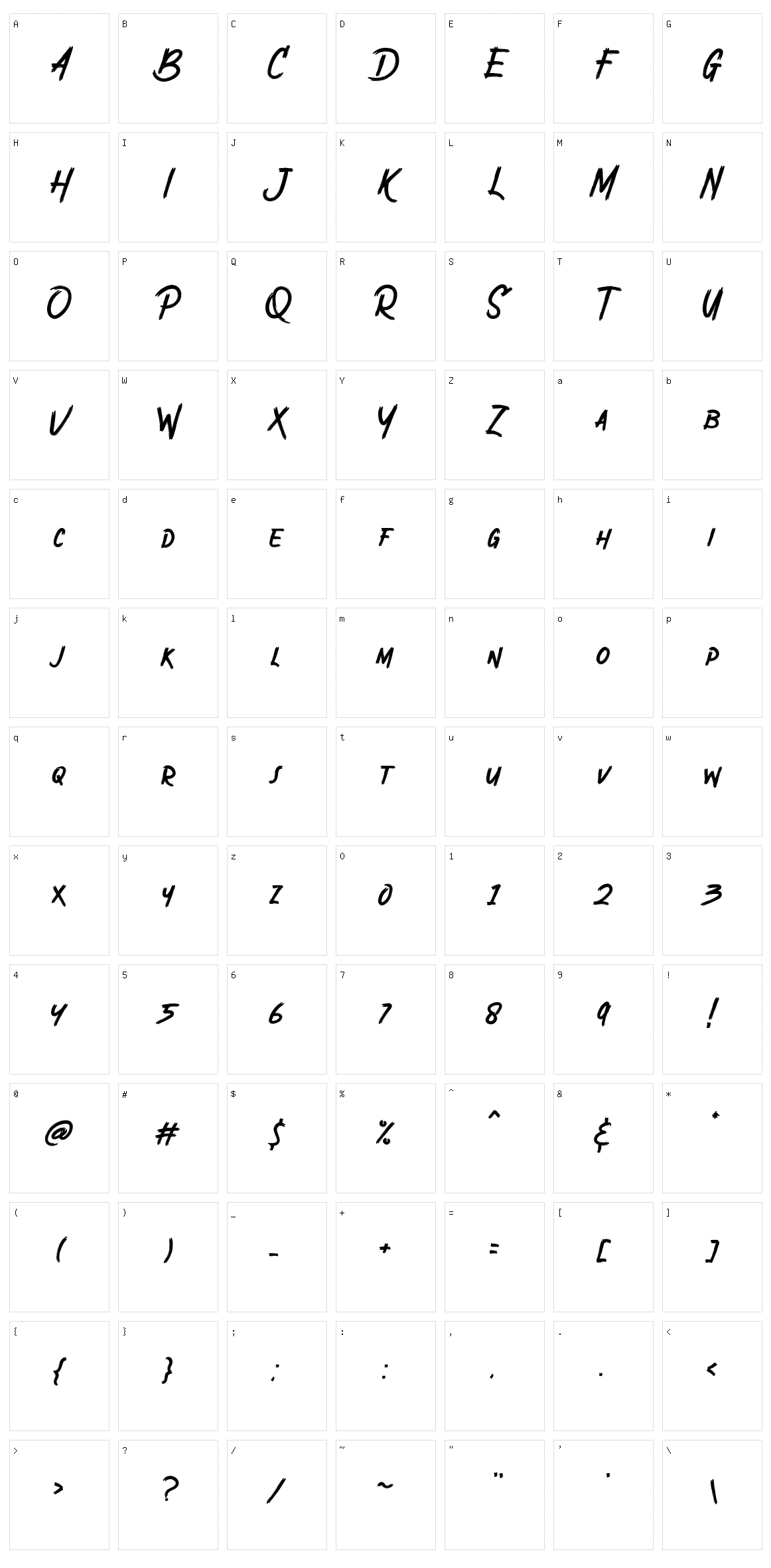Devilish Style One Character Set