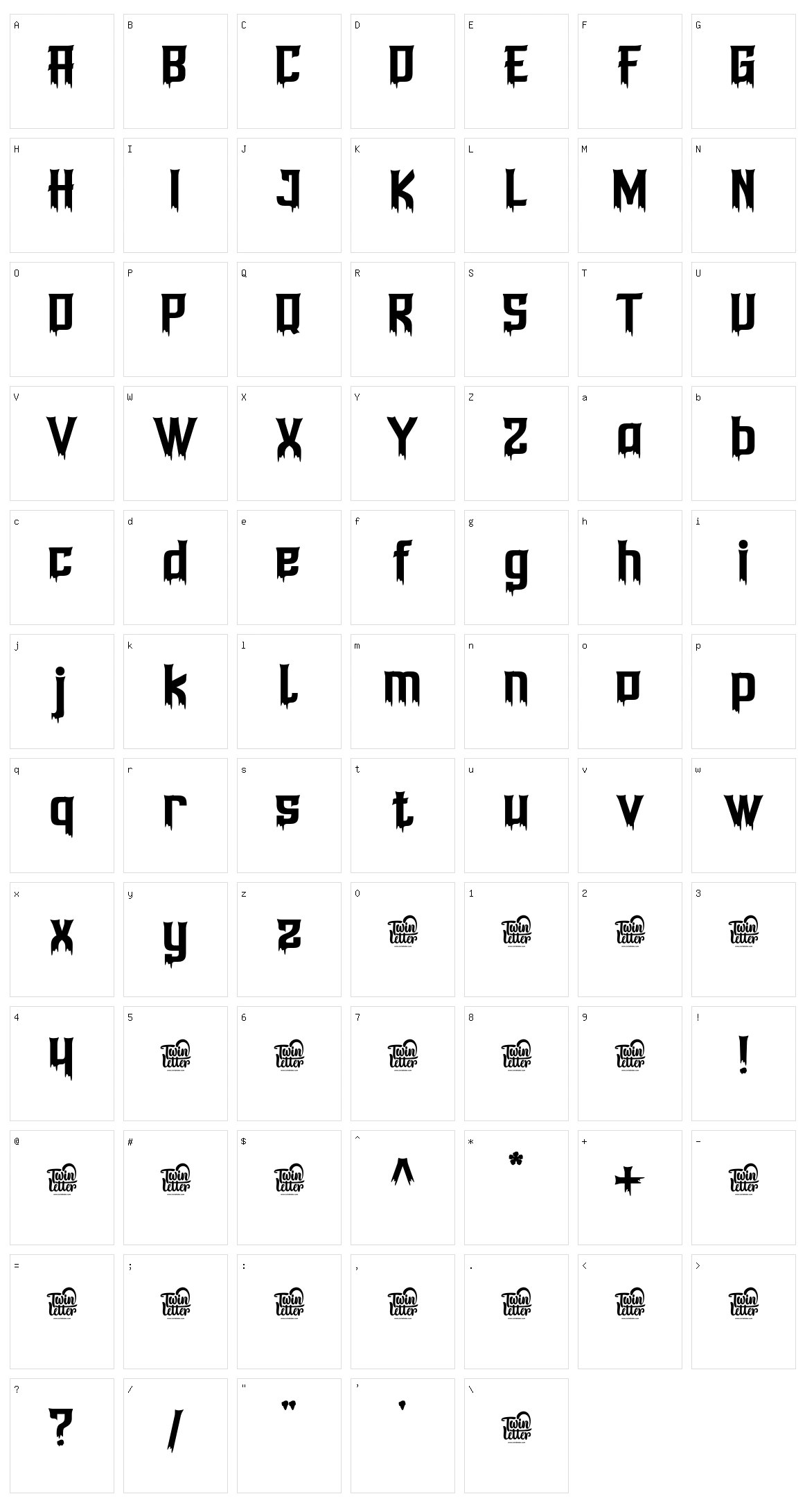 Anehik Character Set