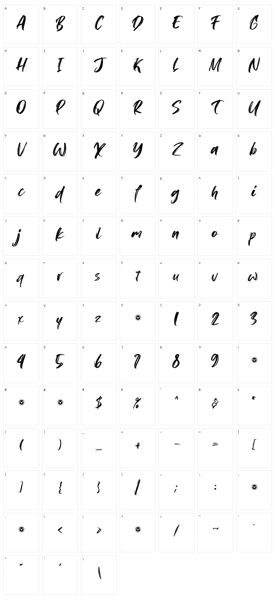 Konichiwa Character Set