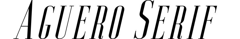 Aguero Serif