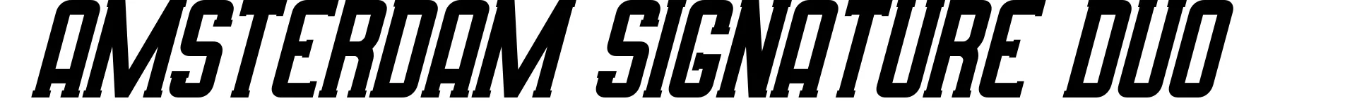 Amsterdam Signature Duo